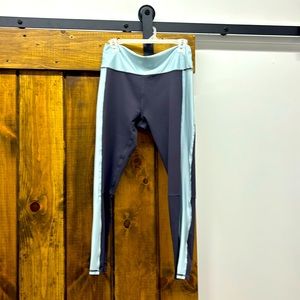 Fabletic Leggings-Gray & Ocean Teal
